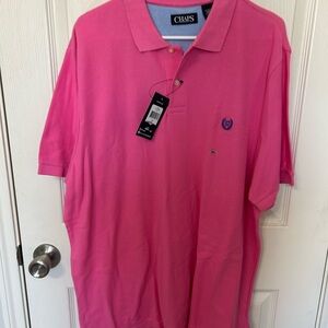 Chaps Vibrant Pink Polo Shirt for Men